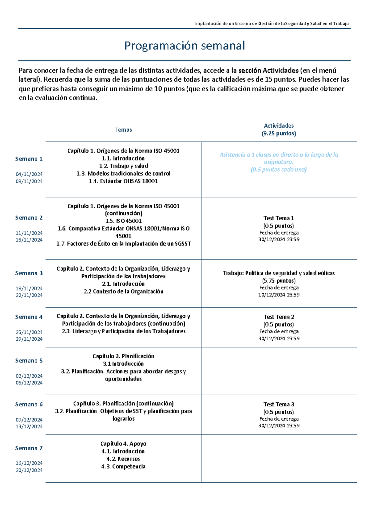 Implantaci N De Un Sistema De Gesti N De La Seguridad Y Salud En El