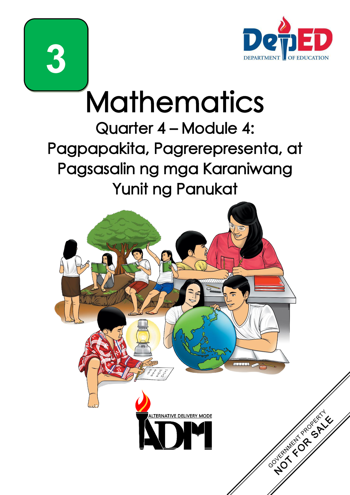 Adm Math 3 Module 4 Final Mathematics Quarter 4 Module 4 Pagpapakita Pagrerepresenta At 3008