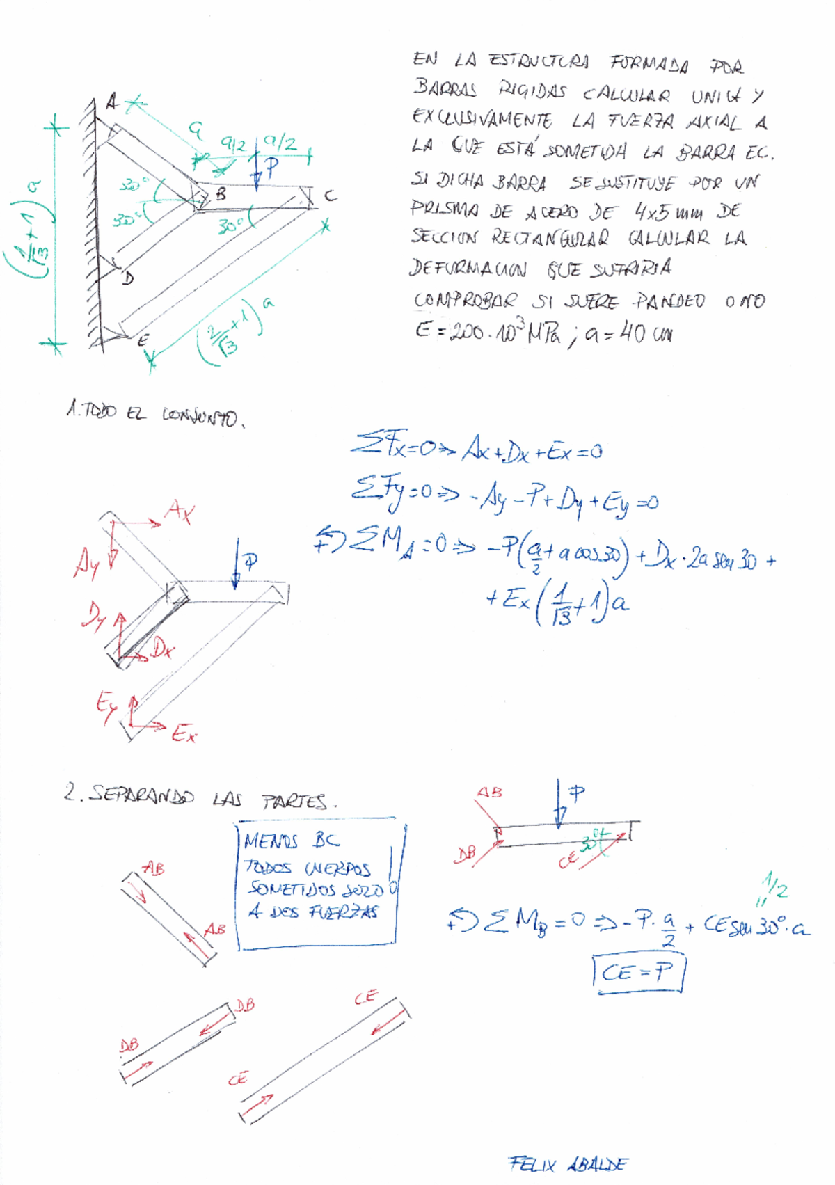 Examen De Resistencia De Materiales Mayo 2019 - Studocu