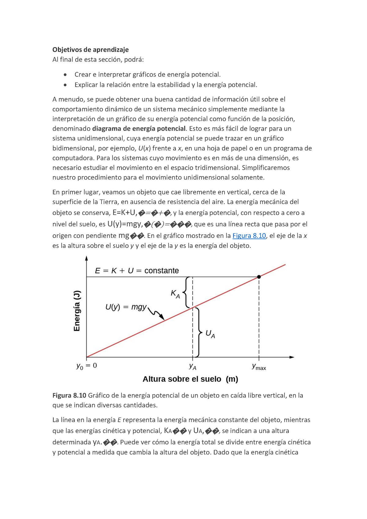  Diagramas de energía potencial y estabilidad - Objetivos de aprendizaje  Al final de esta - Studocu