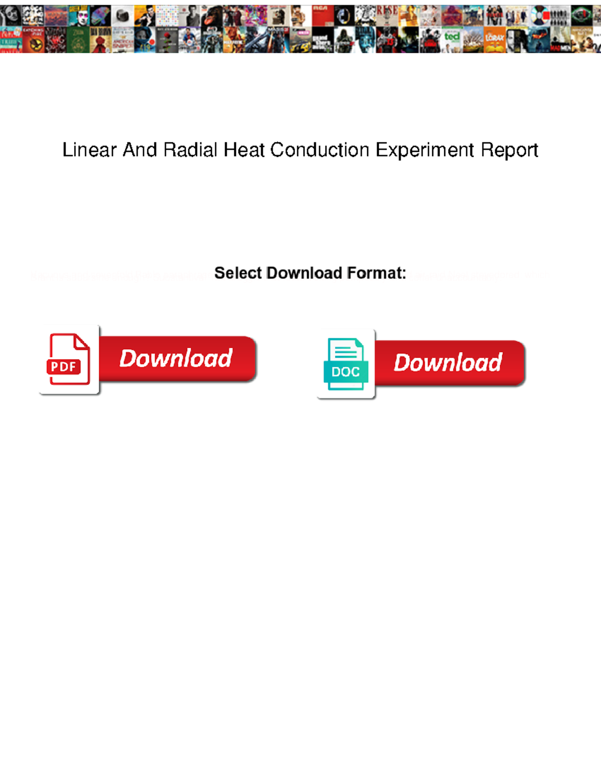 Linear and radial heat conduction experiment report Linear And Radial