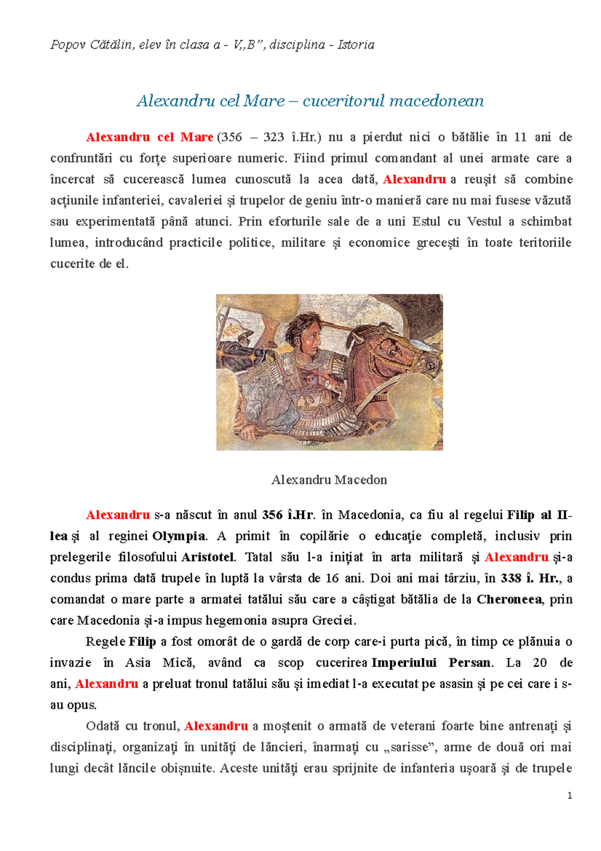 Alexandru cel Mare - istoria - Alexandru cel Mare – cuceritorul ...