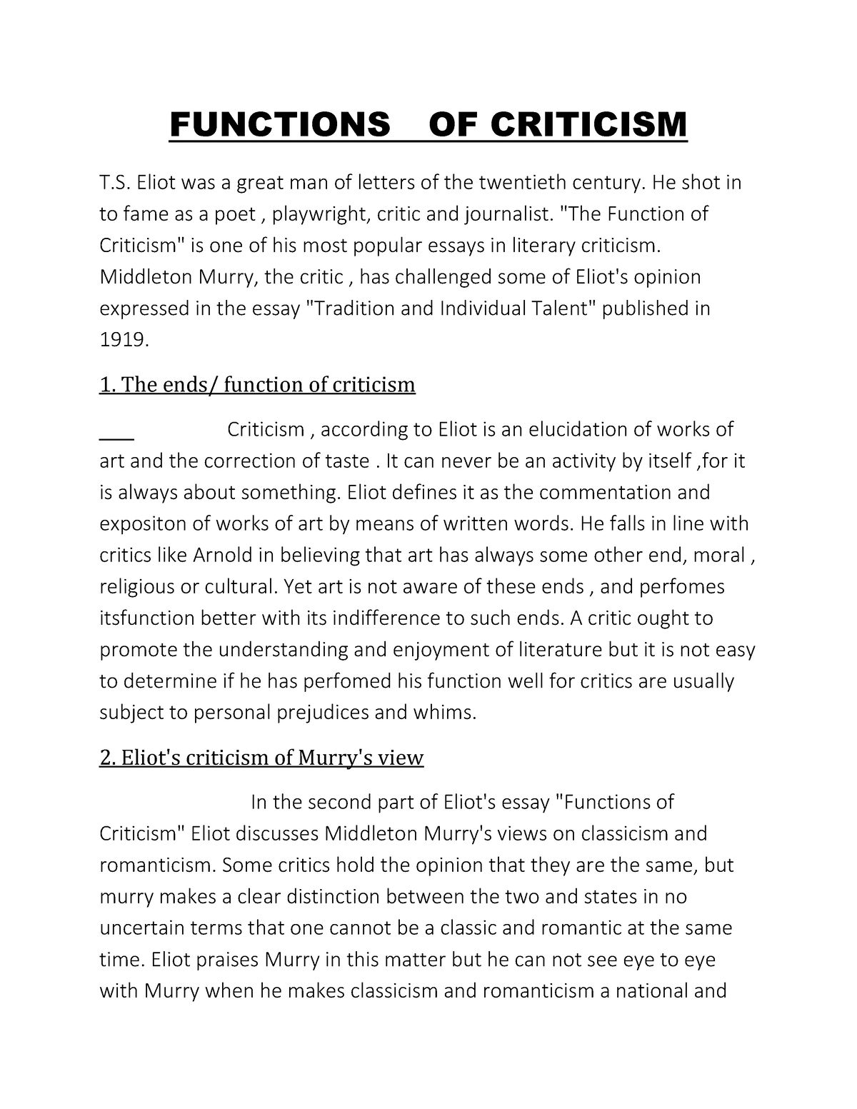 function-of-criticism-functions-of-criticism-t-eliot-was-a-great-man