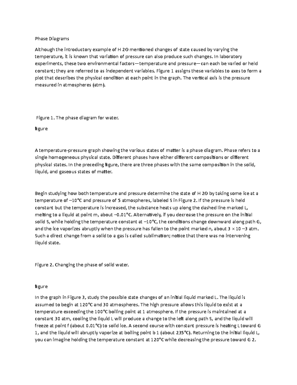 Phase Diagrams - Lecture notes 4 - Phase Diagrams Although the ...