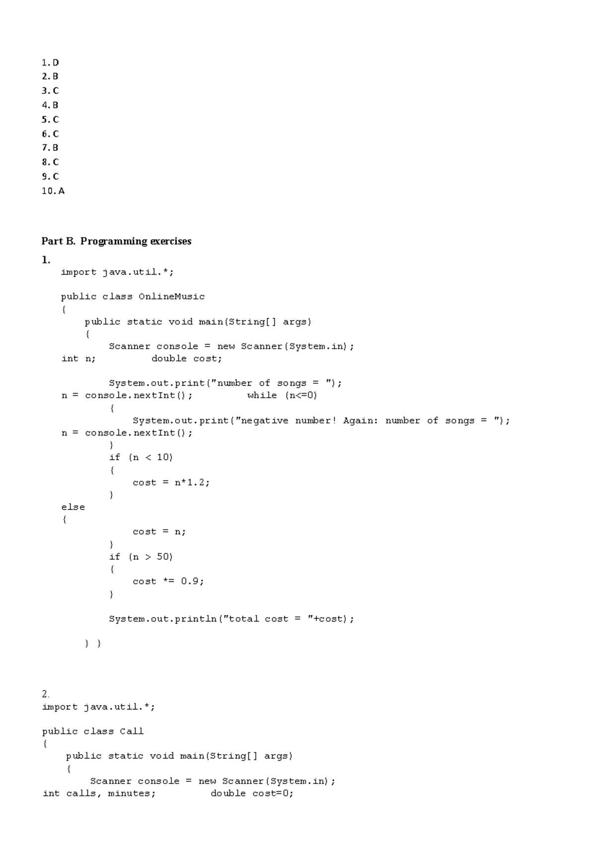 Sample-Solution(Mid-term) - 1. D 2. B 3. C 4. B 5. C 6. C 7. B 8. C 9 ...