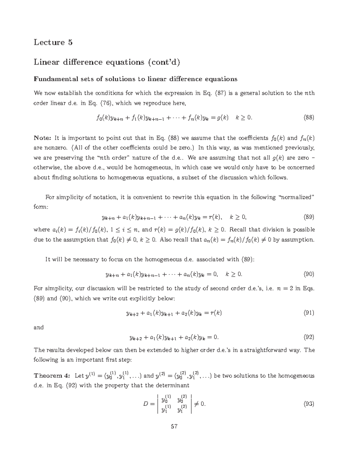 Amath 343 F21 Lec 05 - Lecture 5 Linear difference equations (cont’d ...