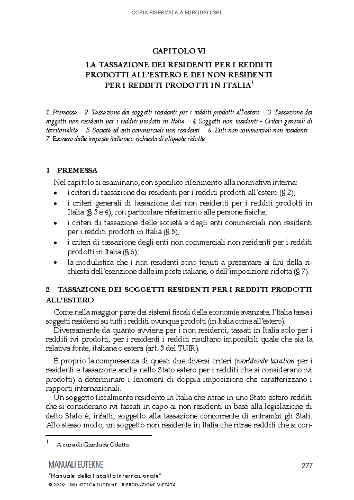 Accertamento Redditi Residenti All’Estero – CQNXV
