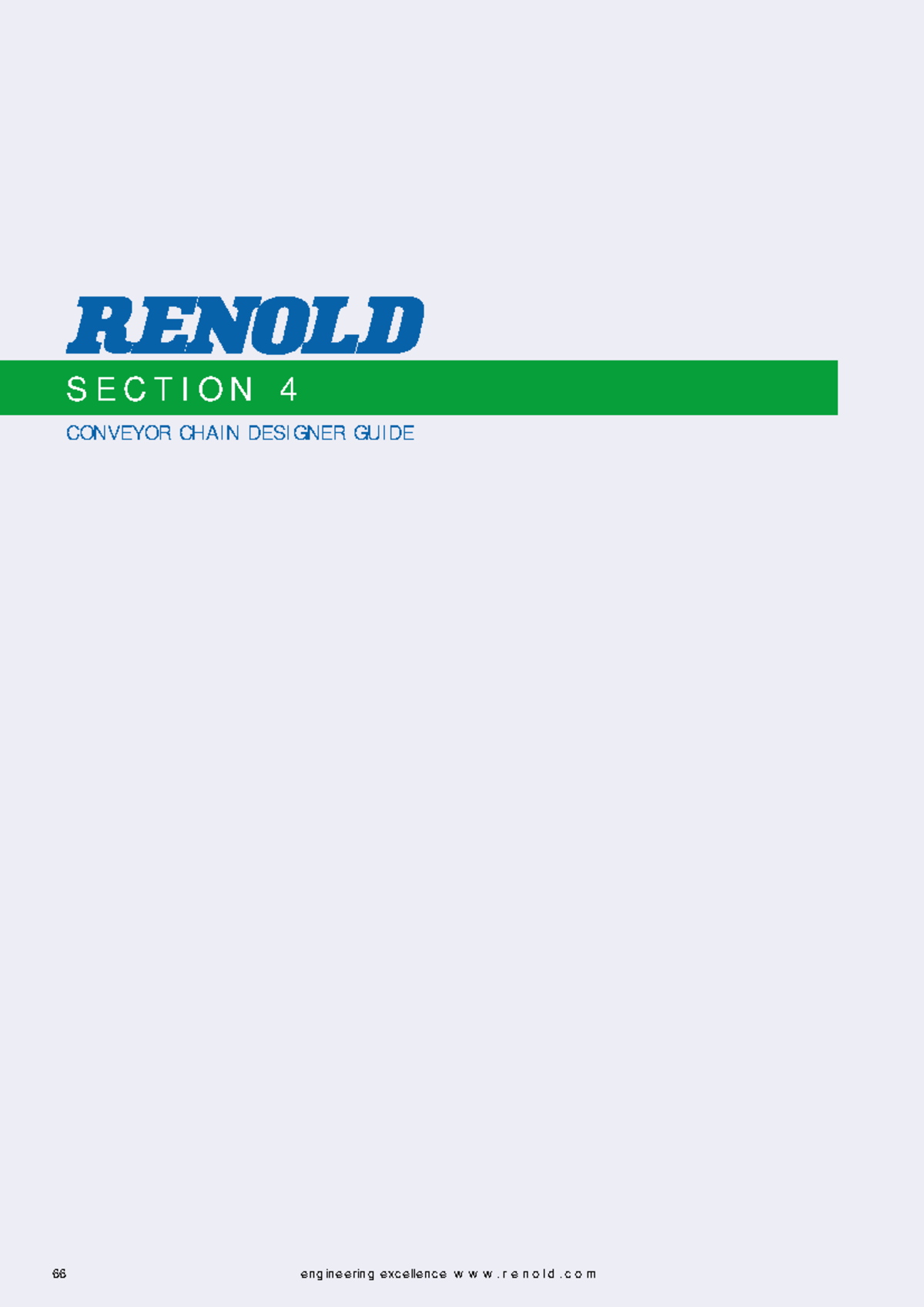 Conveyor chain - designer guide - 66 engineering excellence renold ...