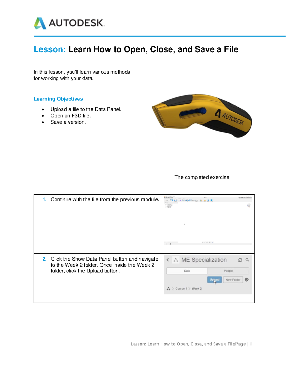 03- Learn How to Open, Close, and Save a File - Lesson: Learn How to ...