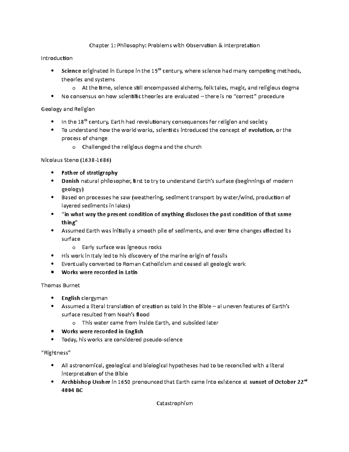 Chapter 1 Philosophy - Lecture notes 1 - Chapter 1: Philosophy ...