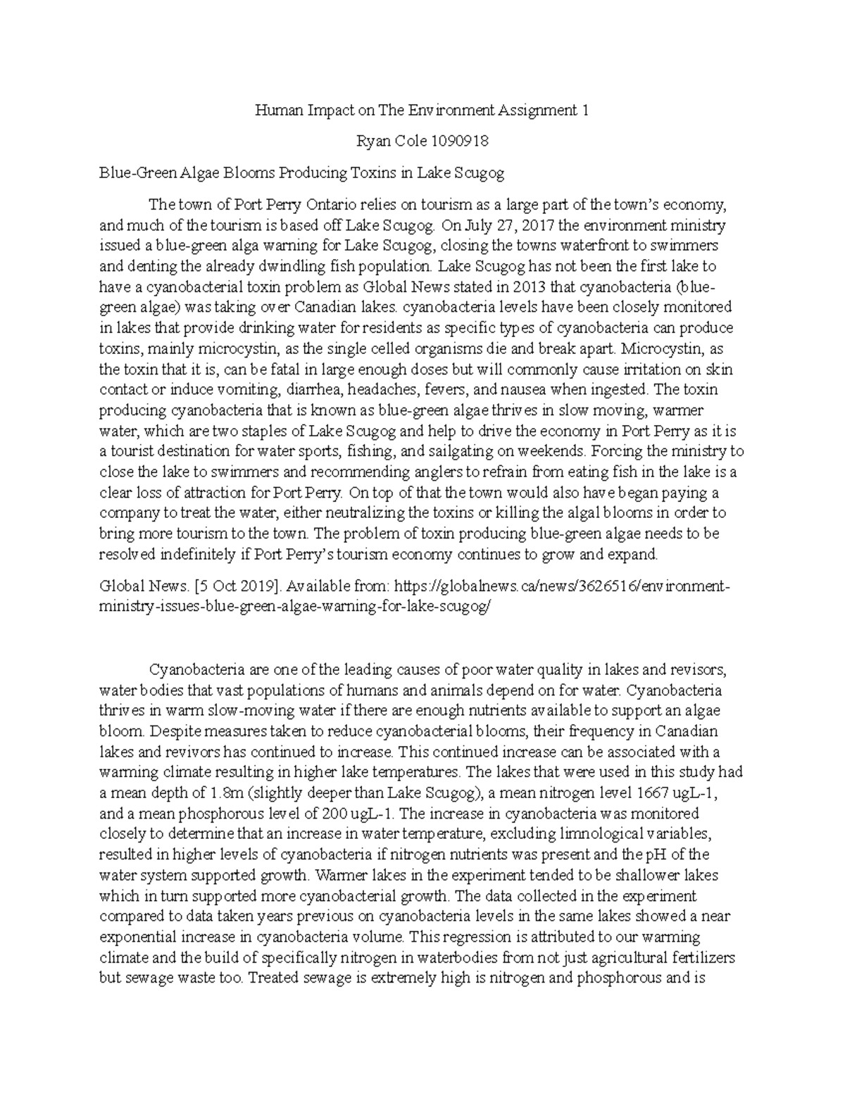 human-impact-on-the-environment-assignment-1-on-july-27-2017-the