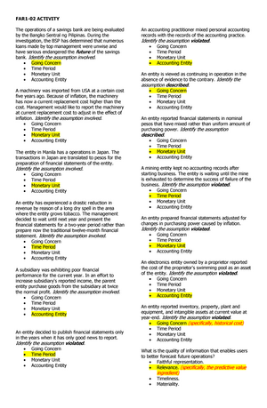 Midterm Exam - Specialized Industry - Auditing & Assurance: Spec ...