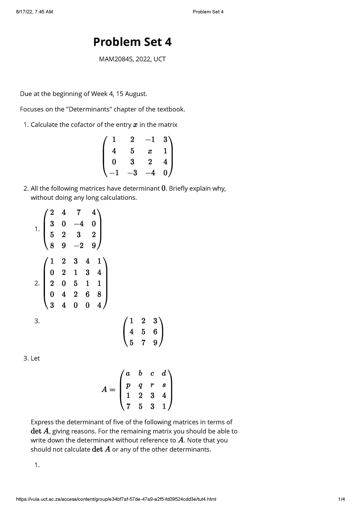 problem-set-4-focuses-on-the-determinants-chapter-of-the-textbook