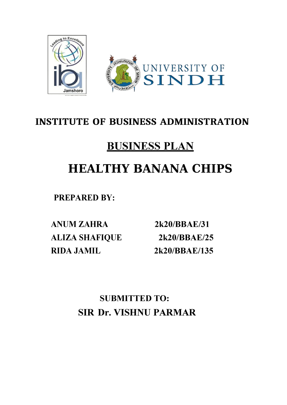 banana chips business plan introduction