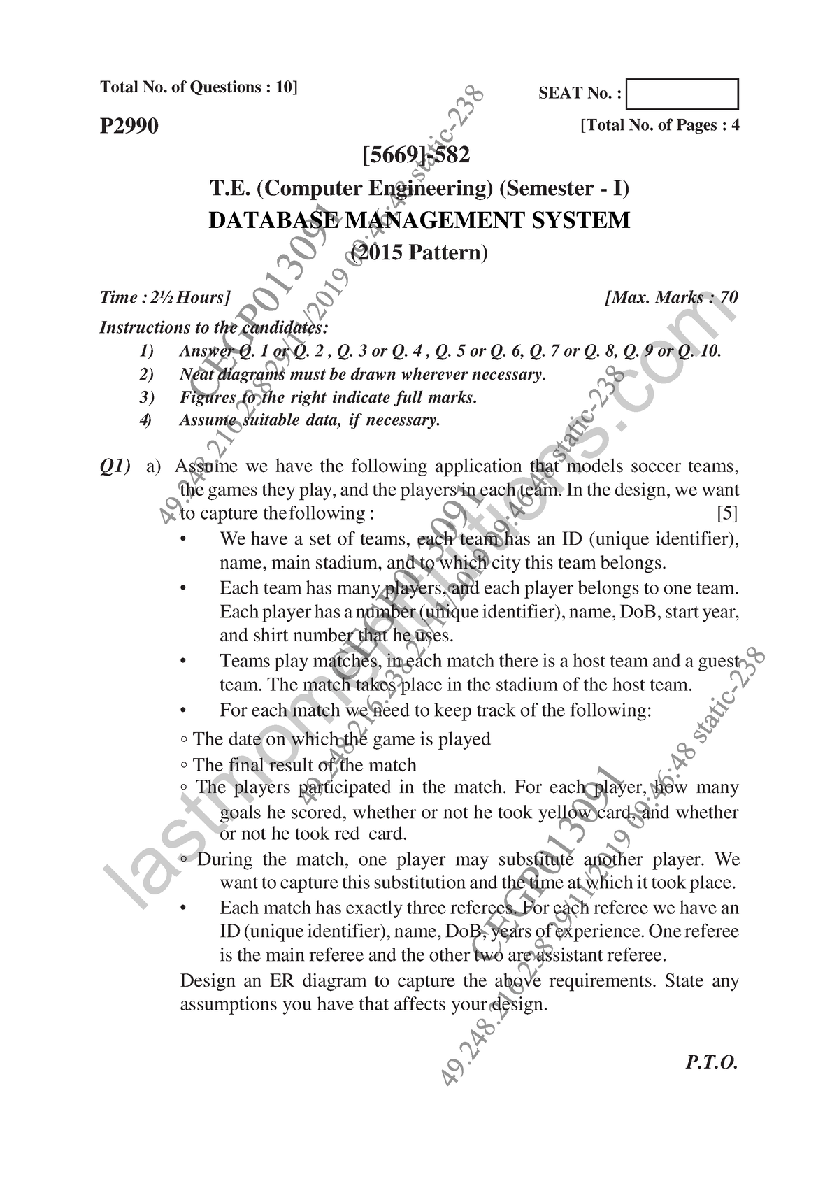 dbms assignment 4 sppu