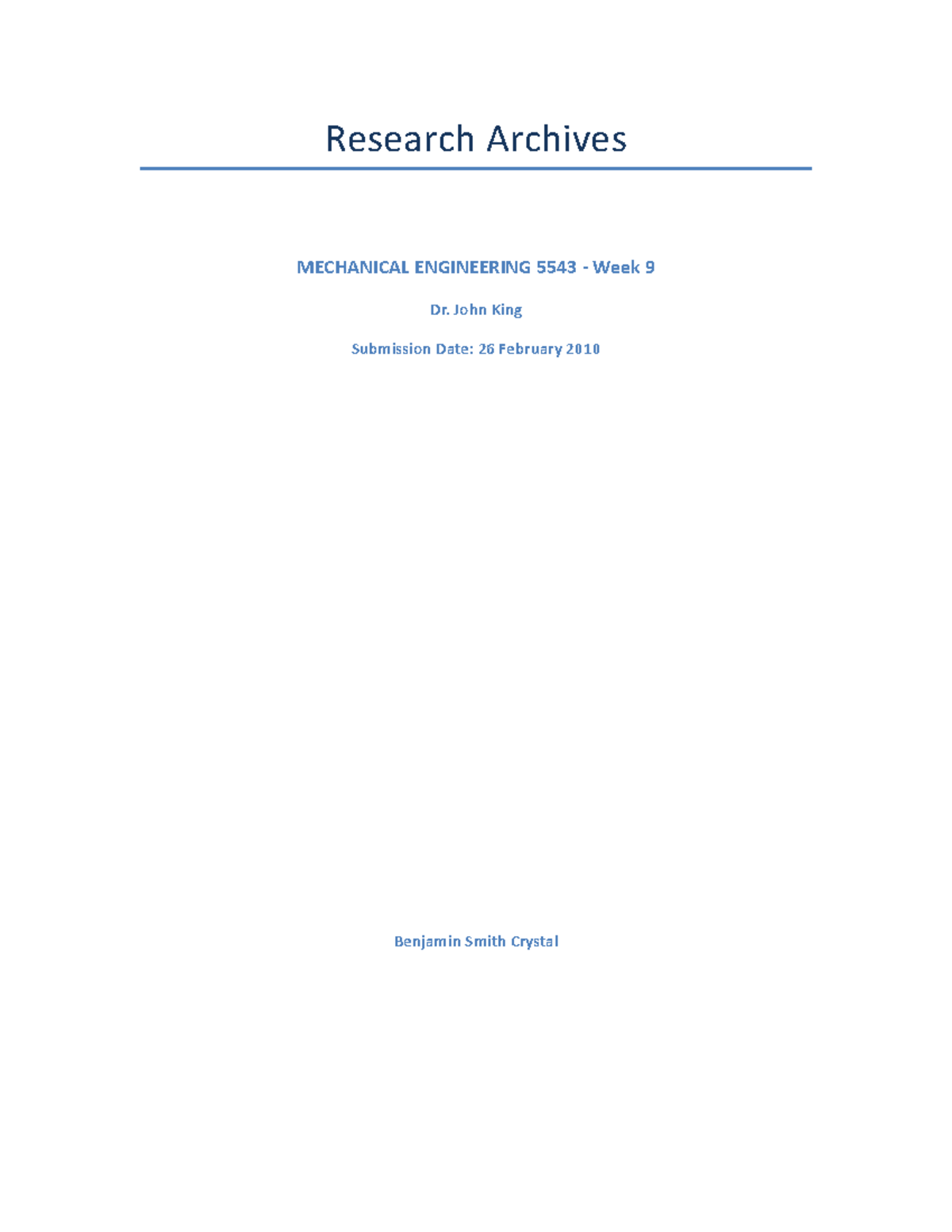 Mechanical Engineering-5543-Research Archives - Research Archives ...