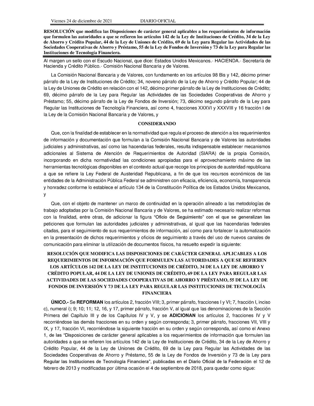 4a. Resoluci¢n Modificatoria Req. Inf. LIC, LACP - RESOLUCIÓN Que ...