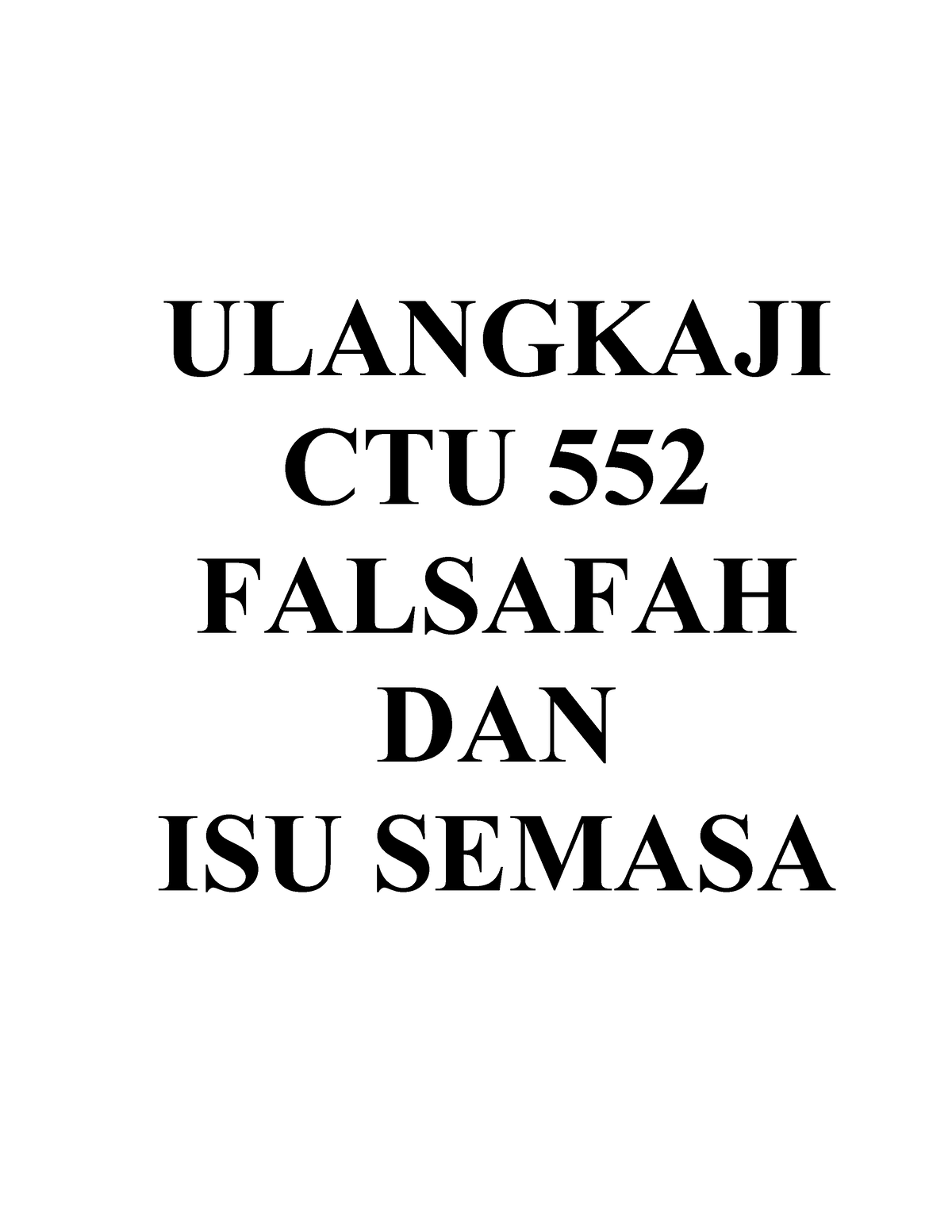 516047303 Revision Ctu552 Ujian AkhirThanks For Registering With ...