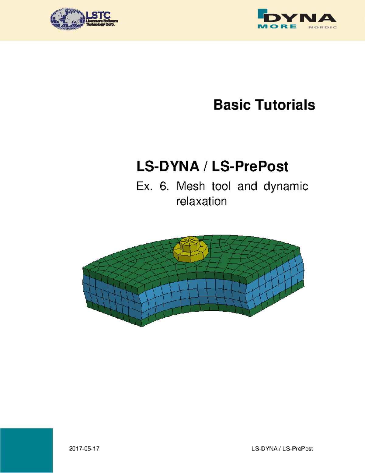 shear wll application - 2017 - 05 - 17 LS-DYNA / LS-PrePost Basic ...