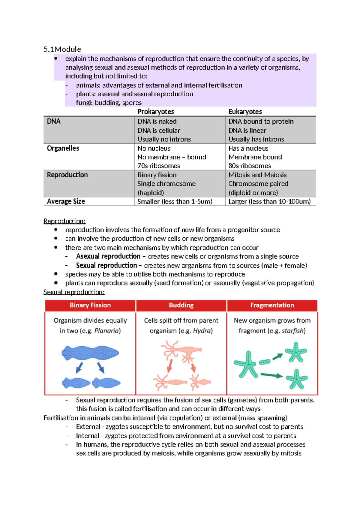 Module 5.1 study notes for bio - 5 explain the mechanisms of ...