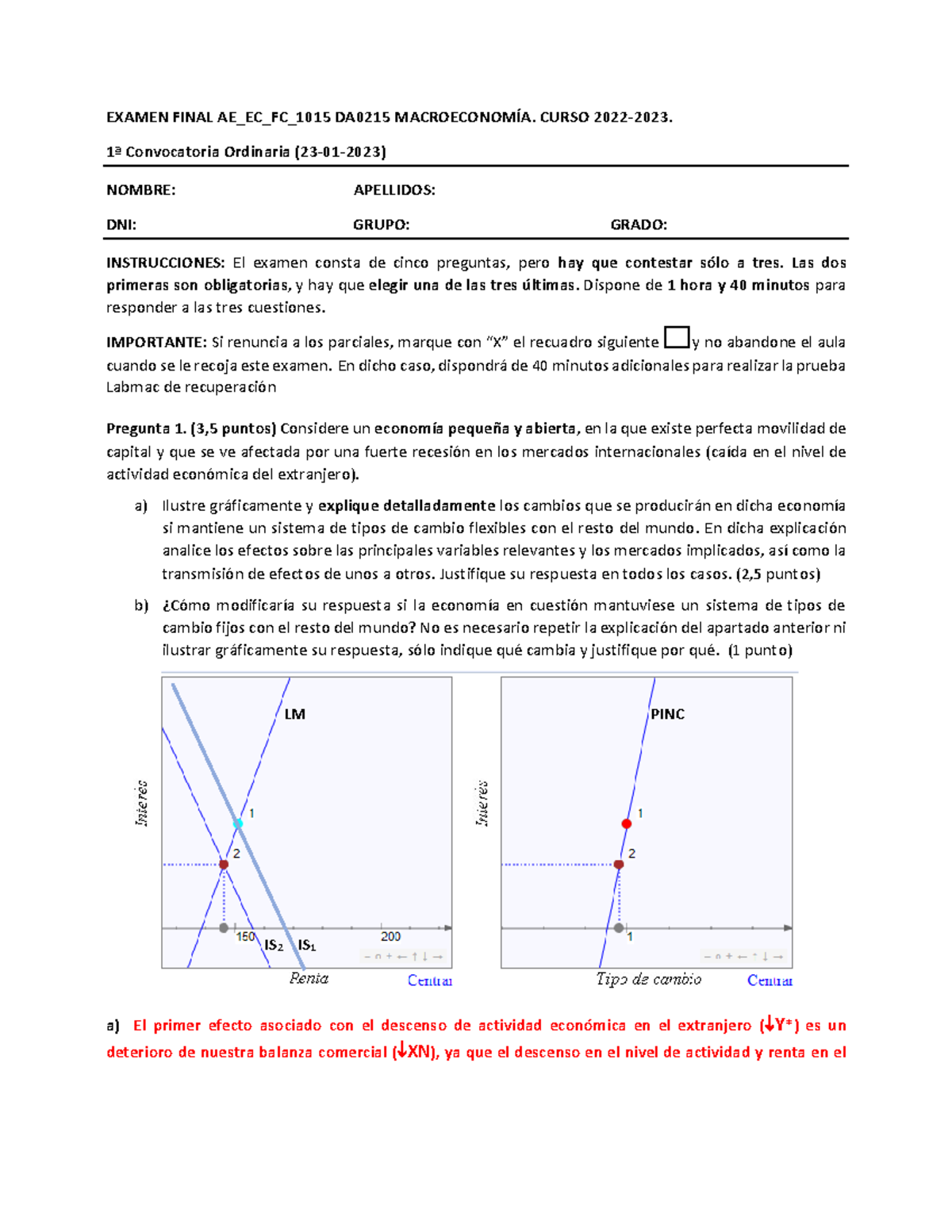 Examen Final Macro 1ª Conv - EXAMEN FINAL AE_EC_FC_1015 DA0215 ...