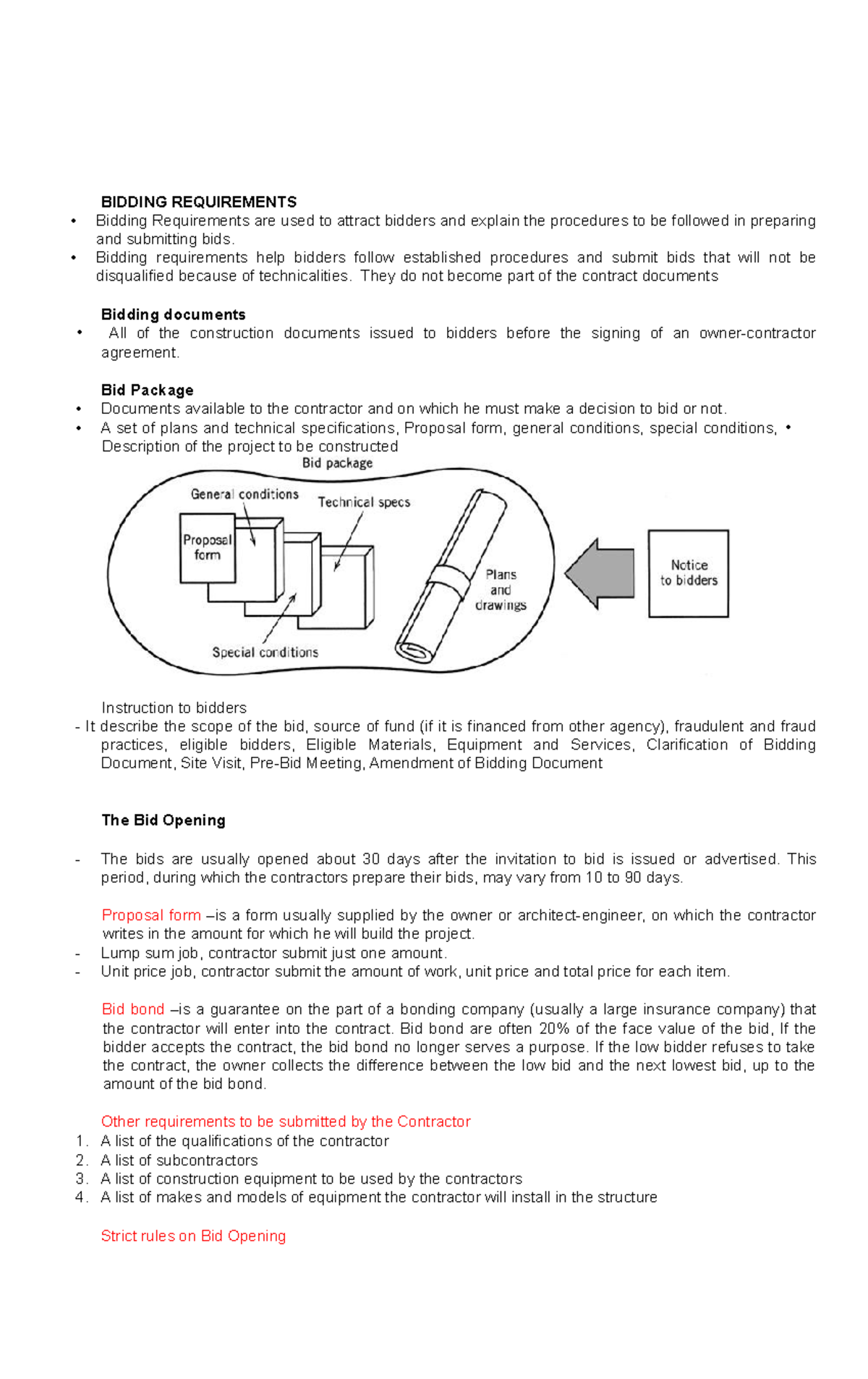IM-6 Advanced Construction Method - BIDDING REQUIREMENTS Bidding ...