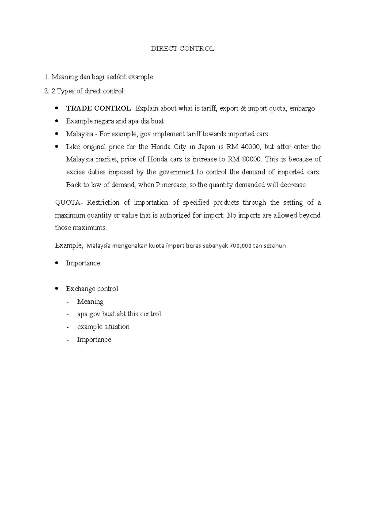 Direct Control DIRECT CONTROL Meaning dan bagi sedikit example 2
