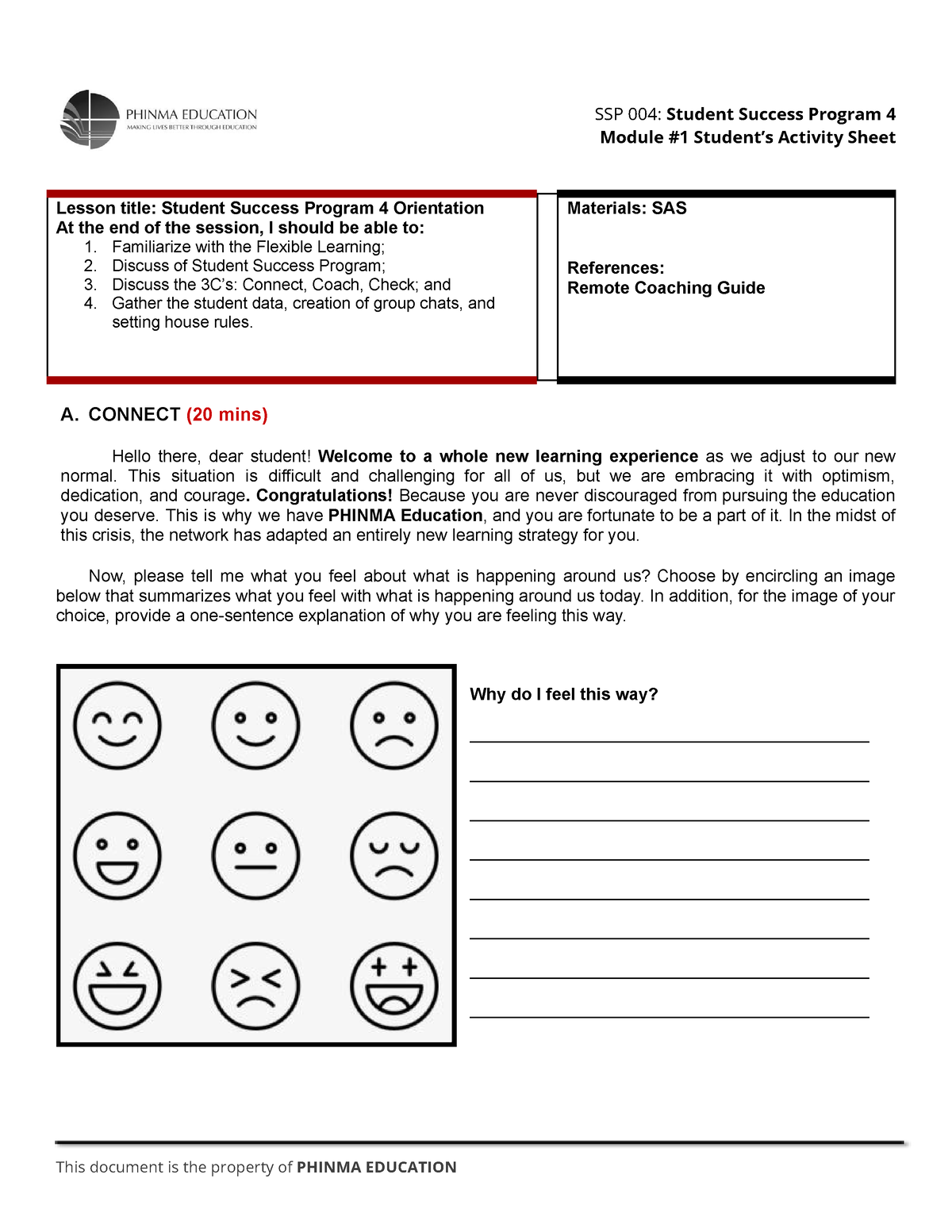 SSP 004 SAS Week 1 Orientation - SSP 004: Student Success Program 4 ...