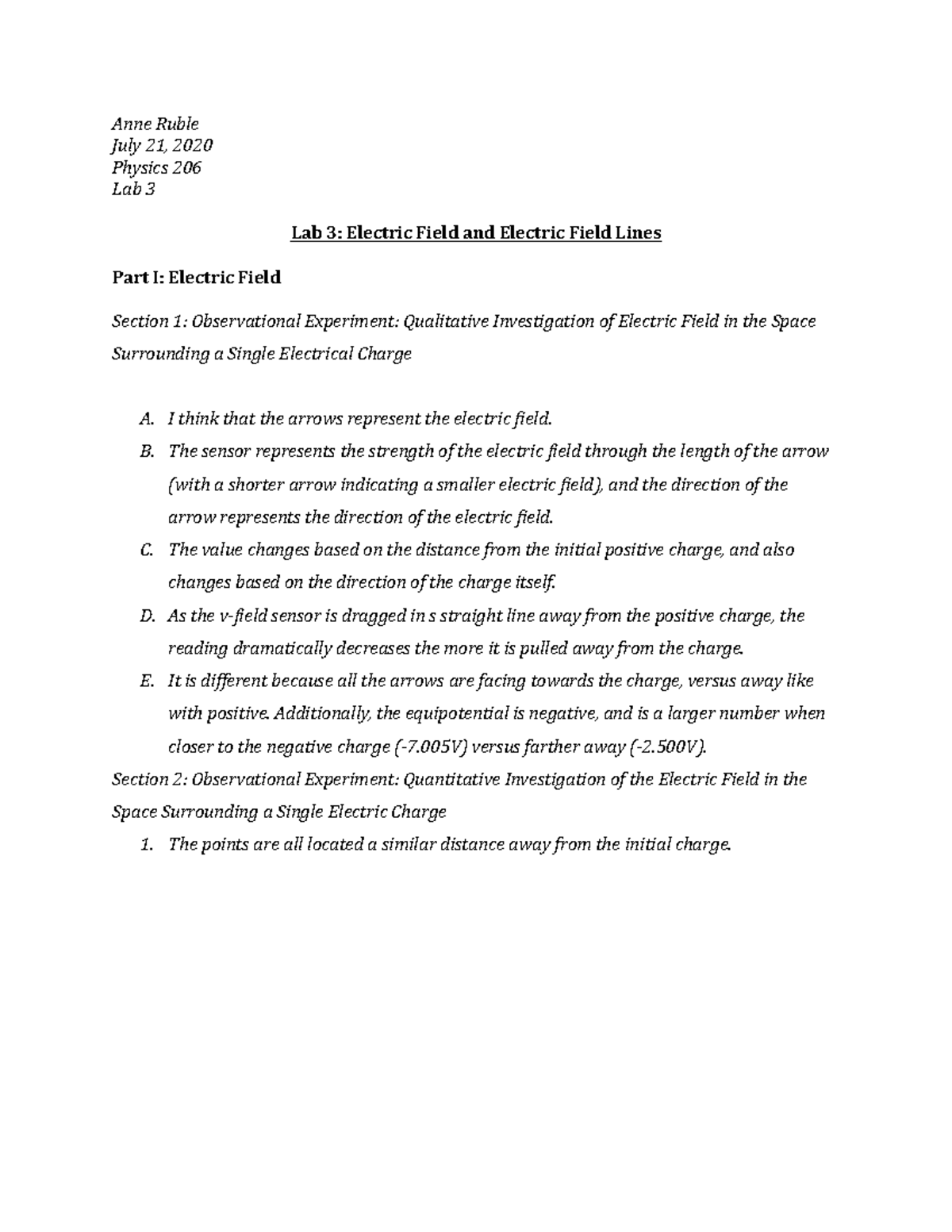 Lab 3 - Detailed report for Lab - Anne Ruble July 21, 2020 Physics 206 ...