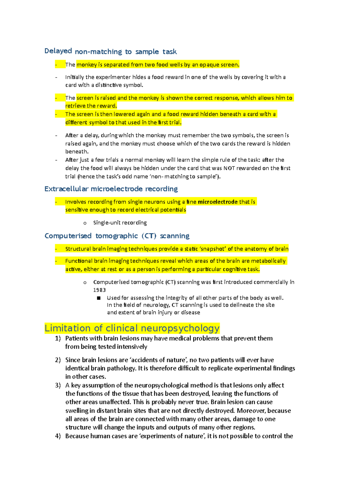 3 - Lecture Notes 3 - BIOS1171 - USyd - Studocu