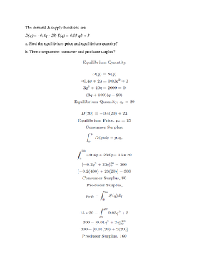 Chapter 2. The Basics of Supply and Demand - Chapter 2. The Basics of ...