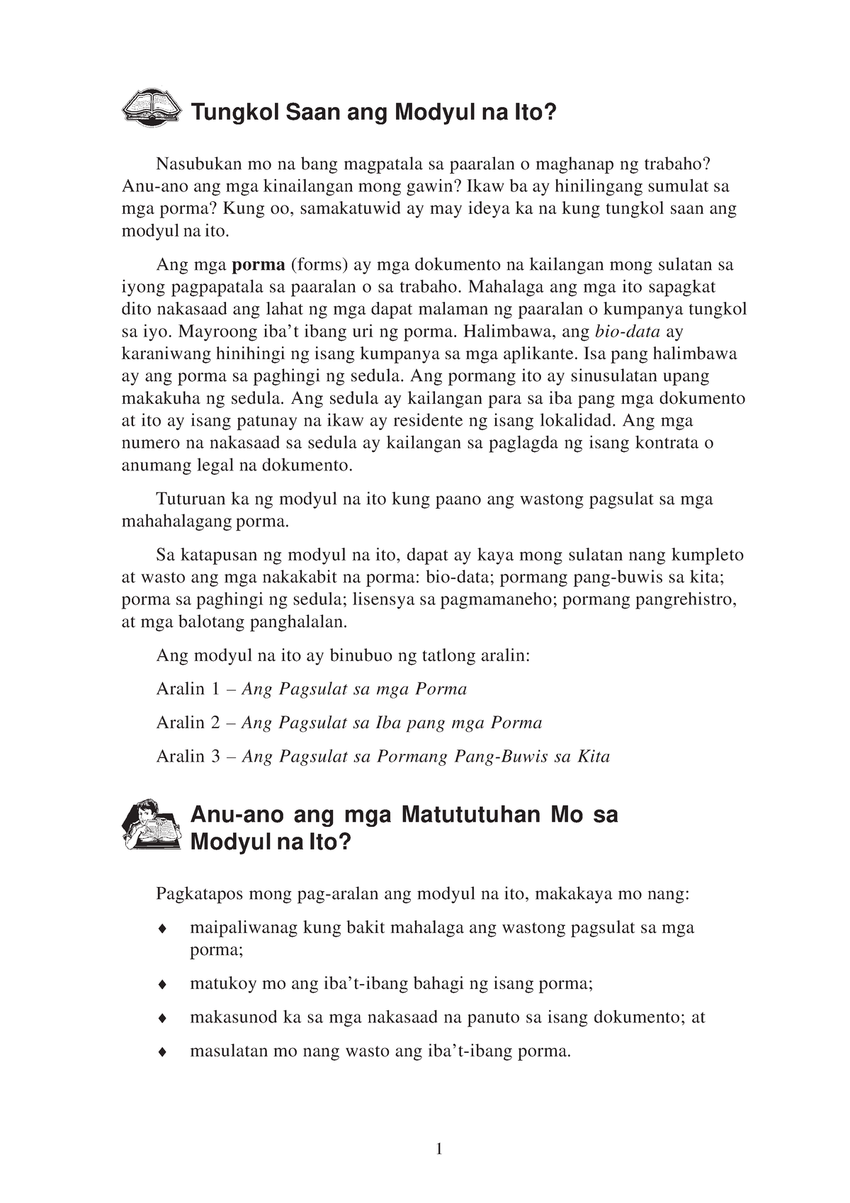 Ang Wastong Pagsusulat Ng Mga Porma Tungkol Saan Ang Modyul Na Ito Nasubukan Mo Na Bang 4587