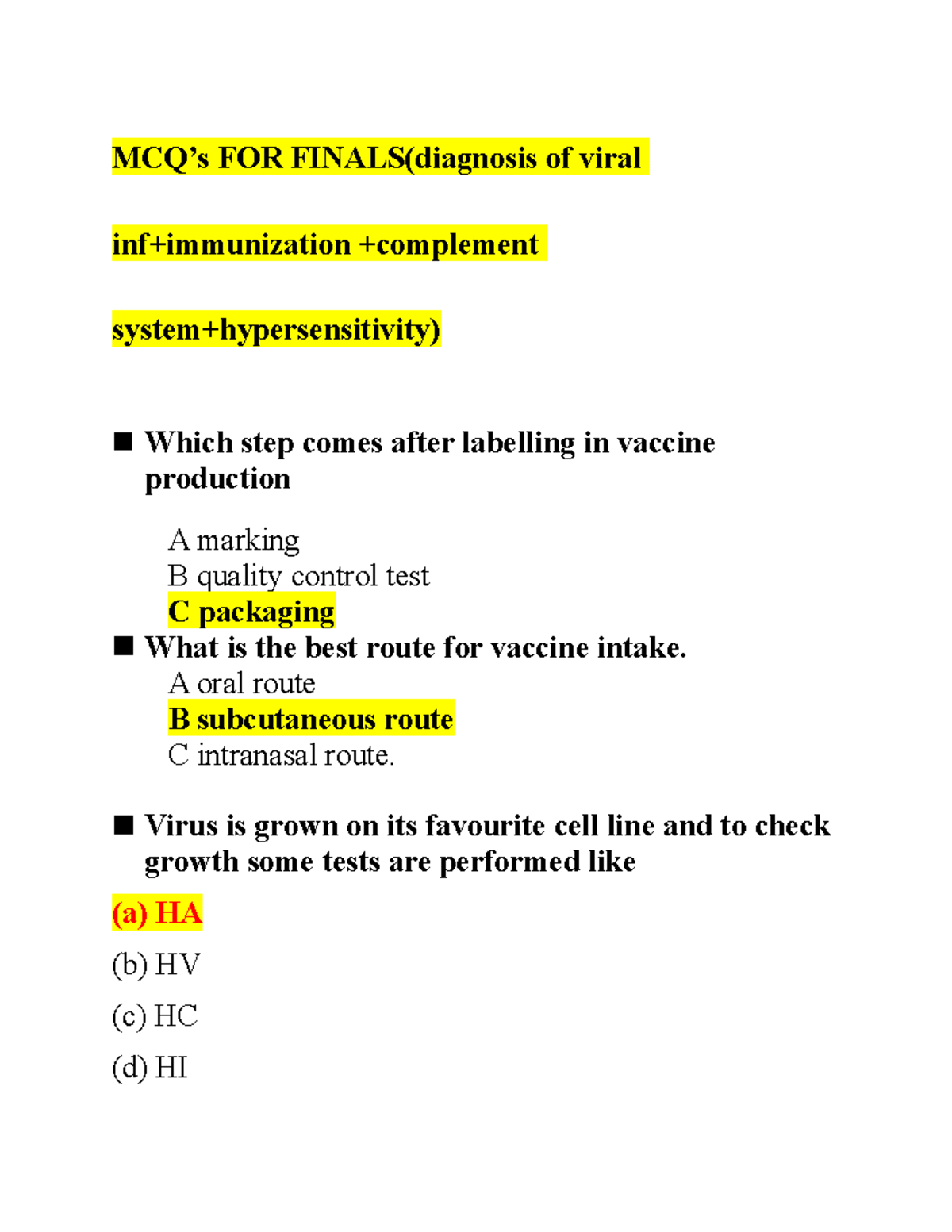 adv-immunology-finals-mcqs-mcq-s-for-finals-diagnosis-of-viral-inf