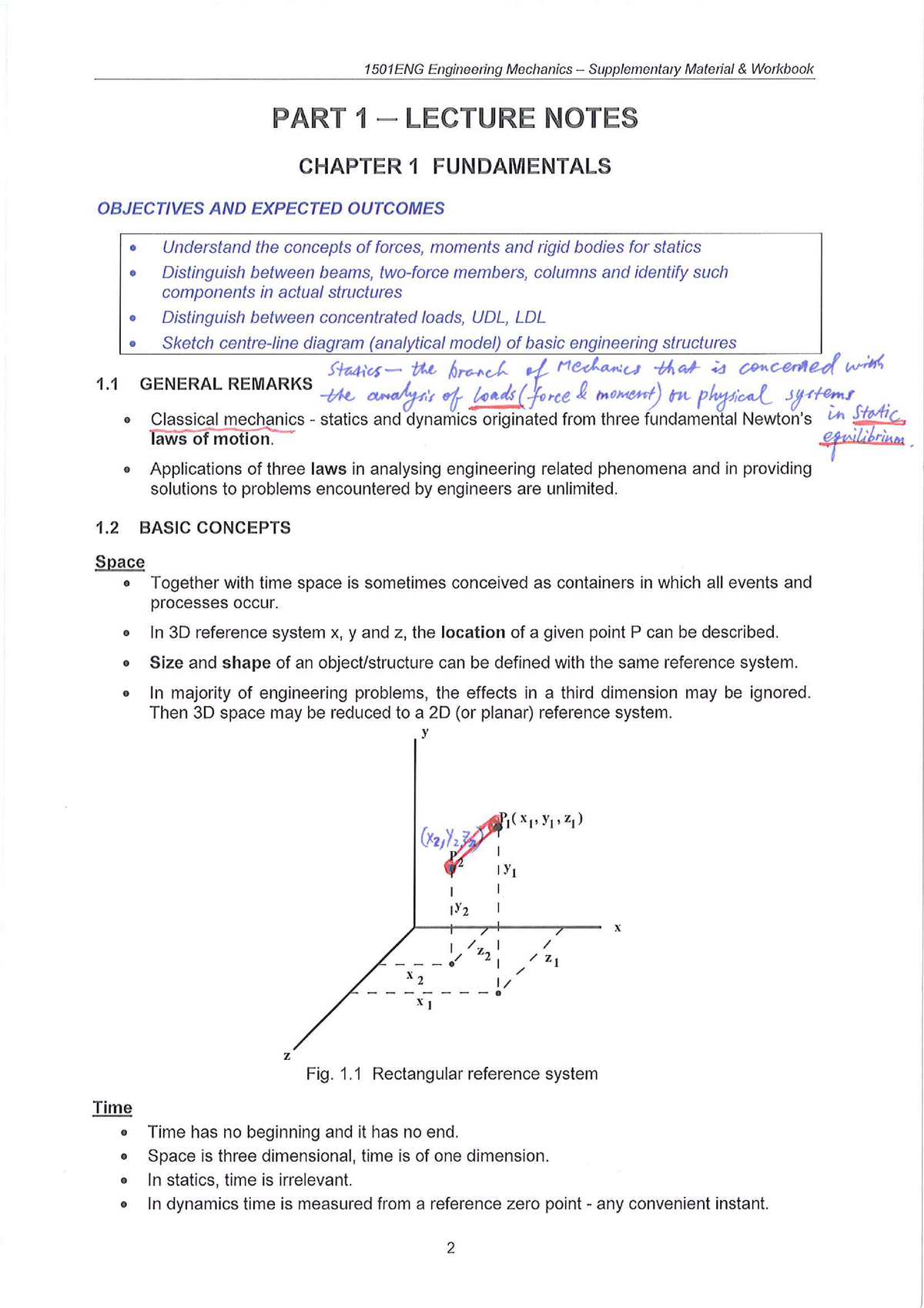 Lecture Notes, Lectures 1-7 - 1501ENG - Studocu