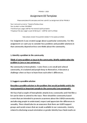 66507286 HMPYC80 08 - Research proposal on GBV - Table of Contents ...