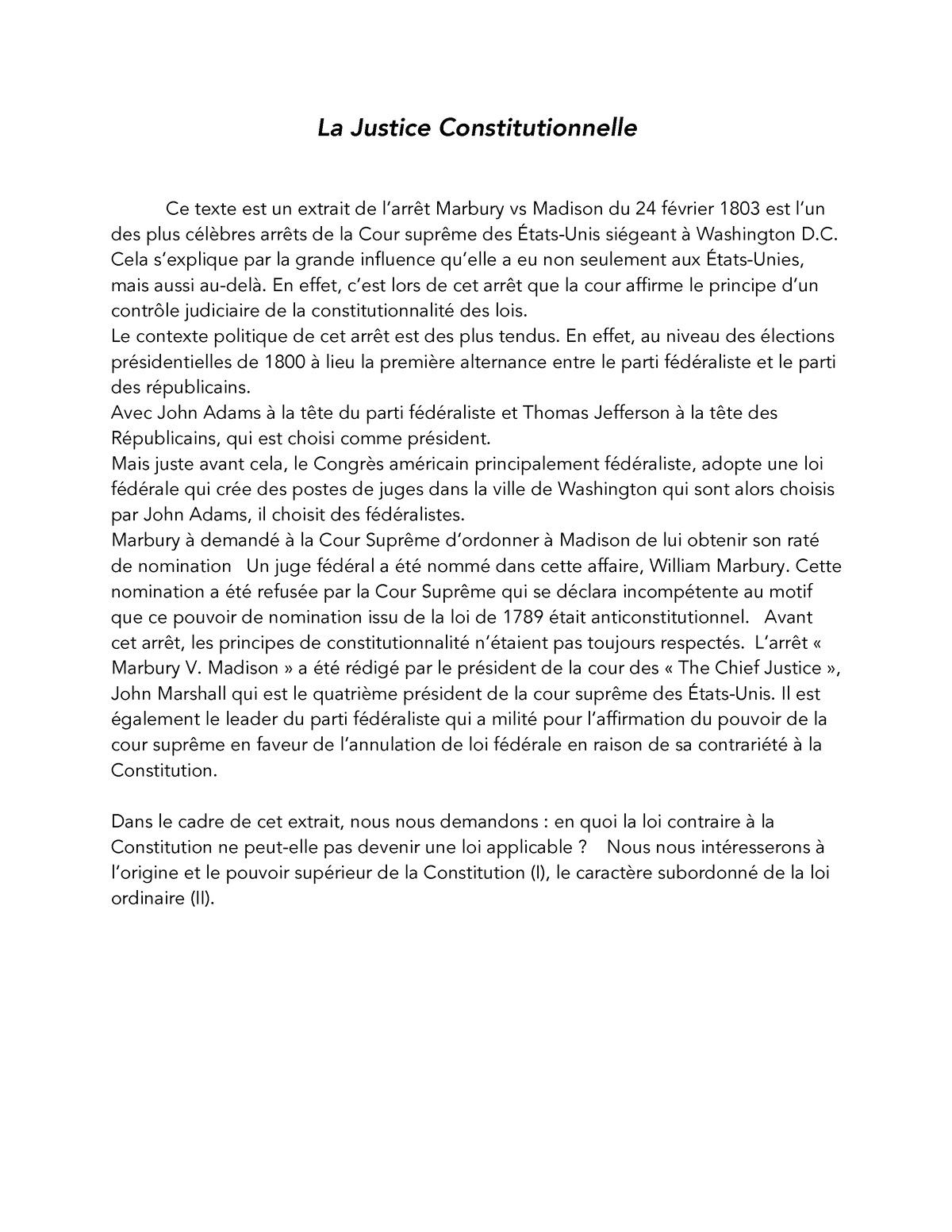 dissertation la justice constitutionnelle