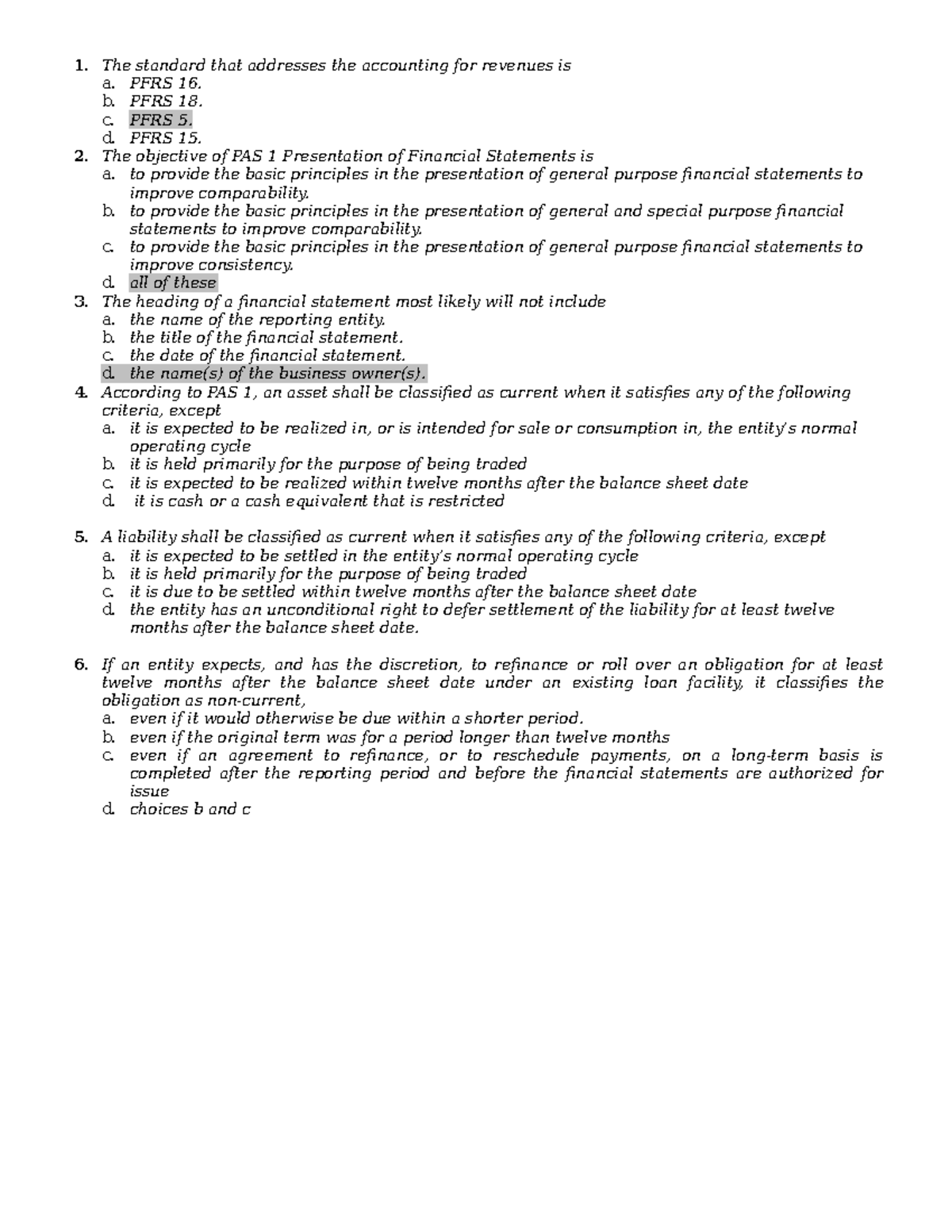 Test-bank-1-ia-3 compress - The standard that addresses the accounting ...