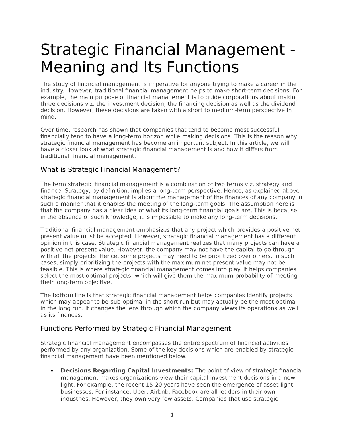 strategic-financial-management-chapter-1-strategic-financial