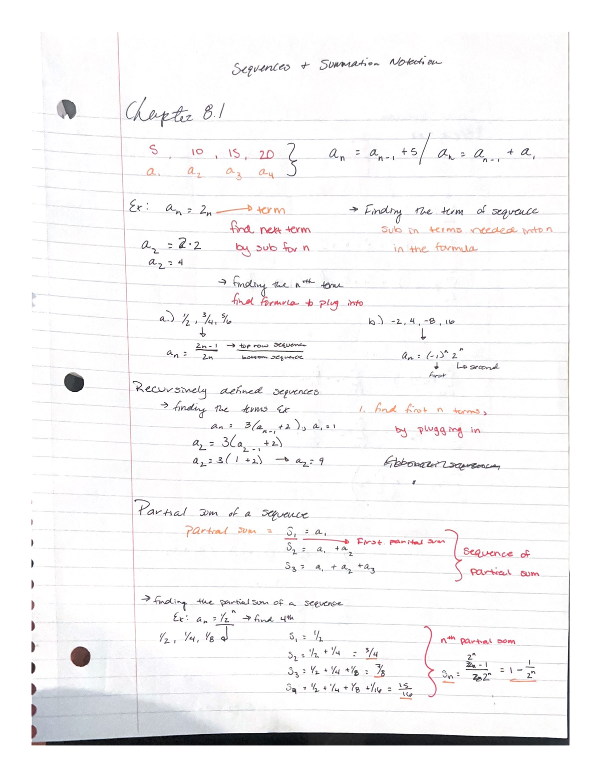 Summation Notation Math Definition