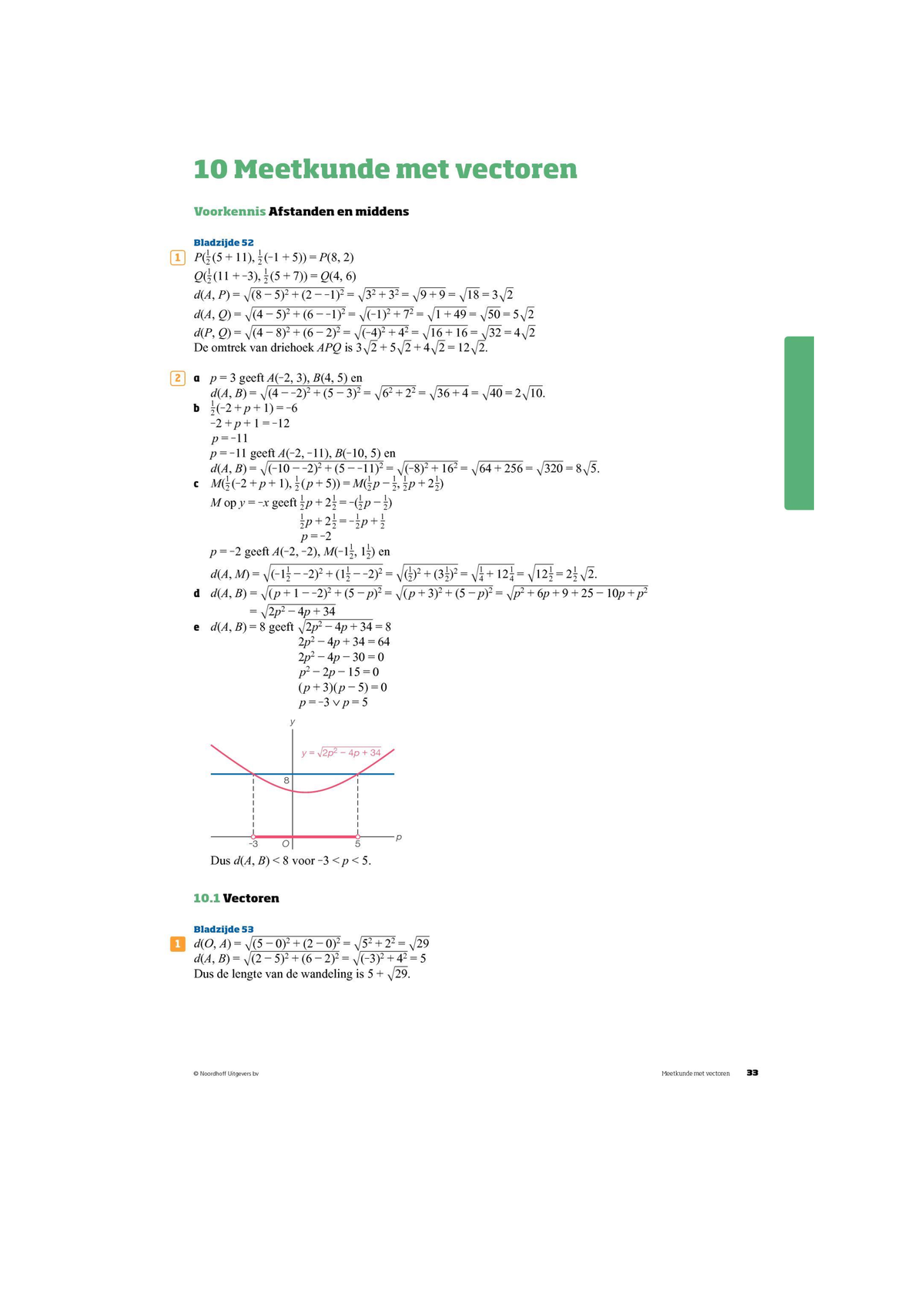 VWO Wis B Uitwerkingen Hst. 10 - Wiskunde B - Studeersnel