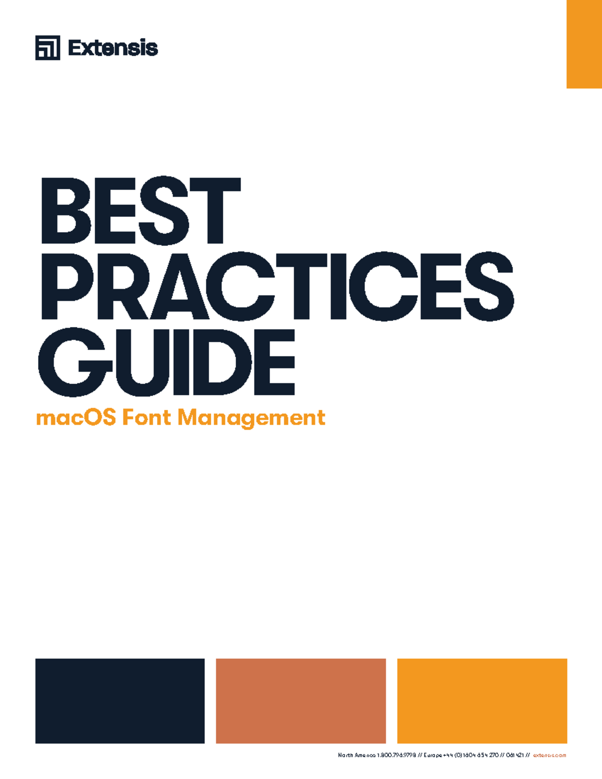 Extensis font management mac best practices guide EN North America 1.