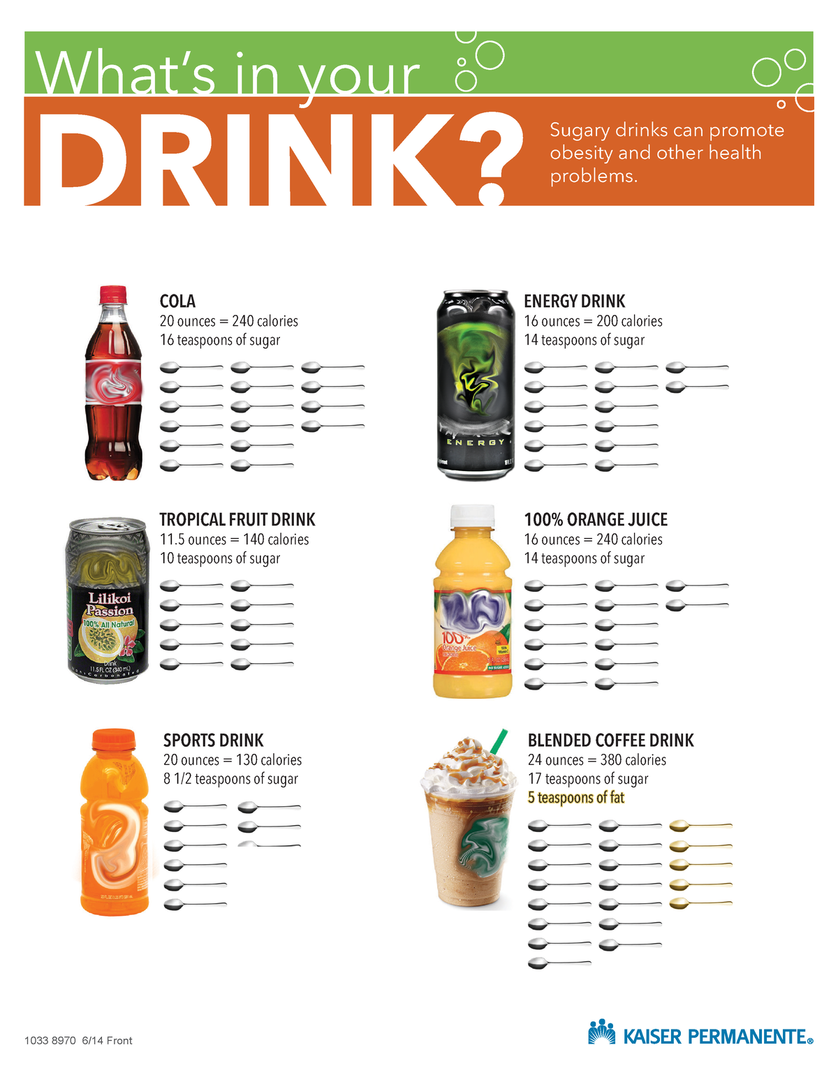 Whats in your drink hi en - What’s in your DRINK? Sugary drinks can ...