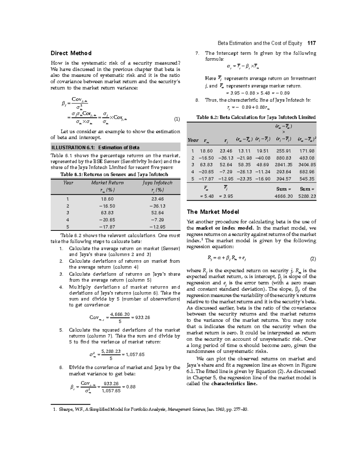 Financial-management-48 - Beta Estimation and the Cost of Equity 117 ...