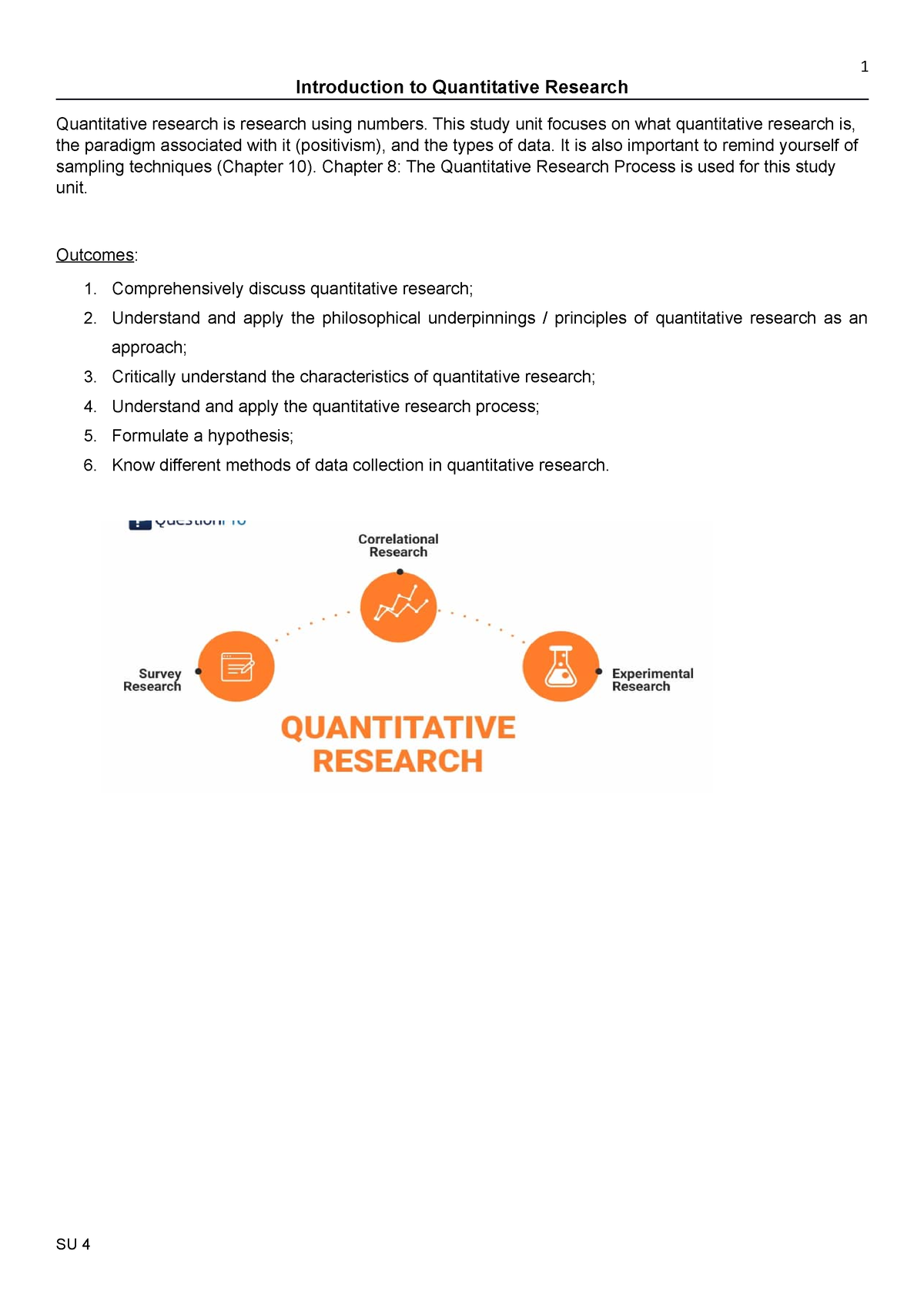 Introduction To Quantitative Research - Introduction To Quantitative ...