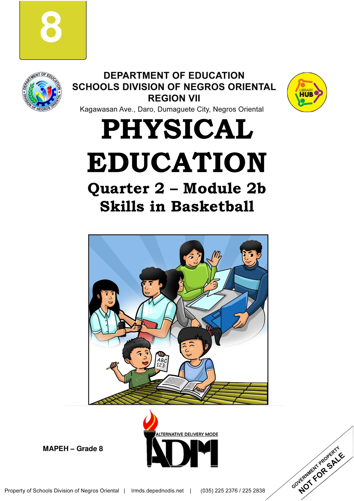 PE8 Q2 2b - For PE 8 - 8 MAPEH – Grade 8 PHYSICAL EDUCATION Quarter 2 ...