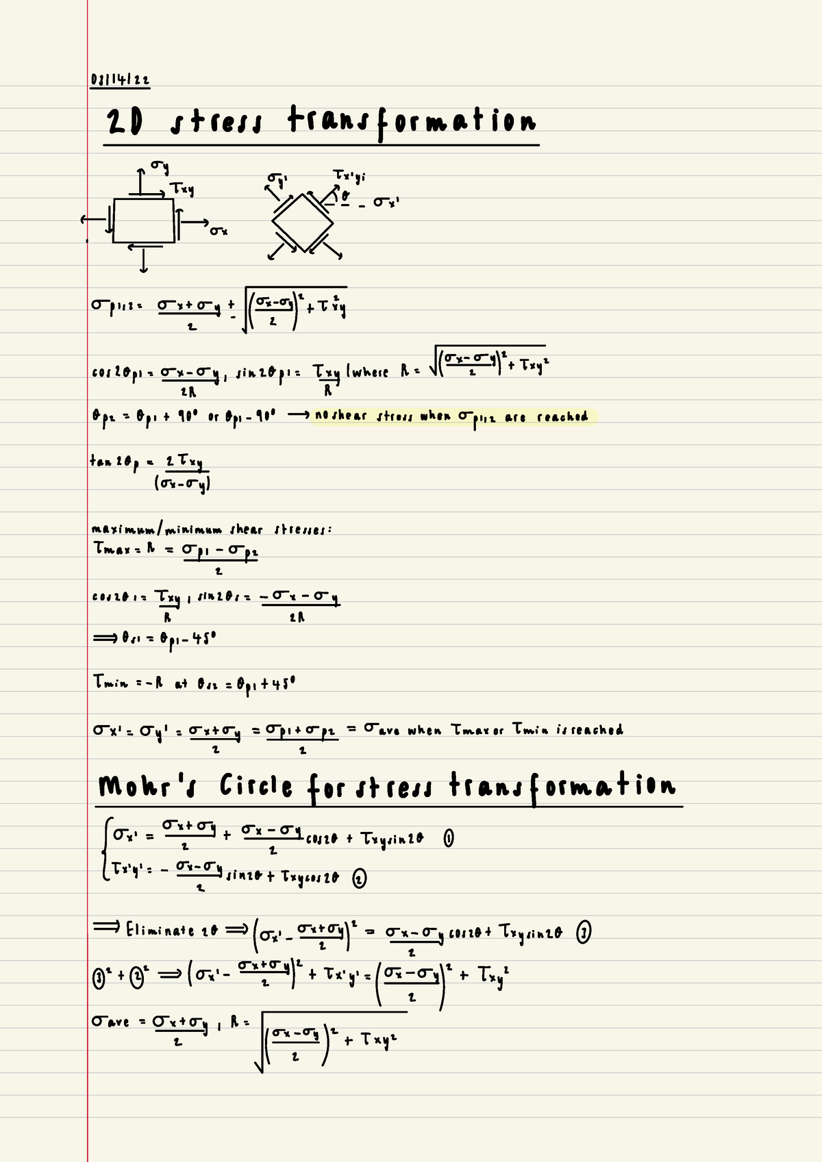 Week 10 - Deformable Bodies - Week 10 Lecture Notes - 01114122 2D ...