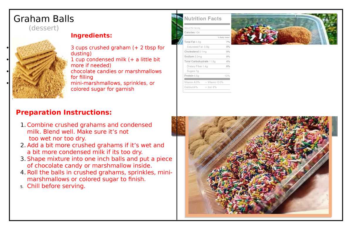 example of business plan of graham balls