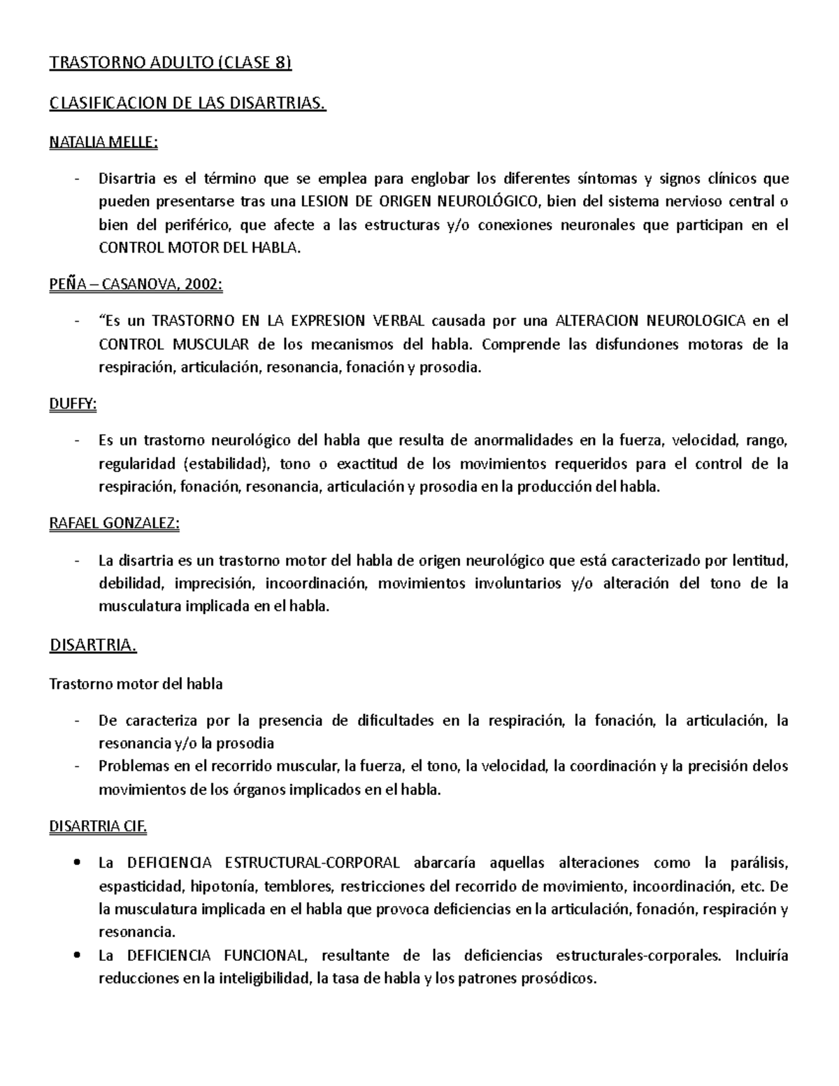 8 - Trastornos en adultos - Fonoaudiologia - USS - StuDocu