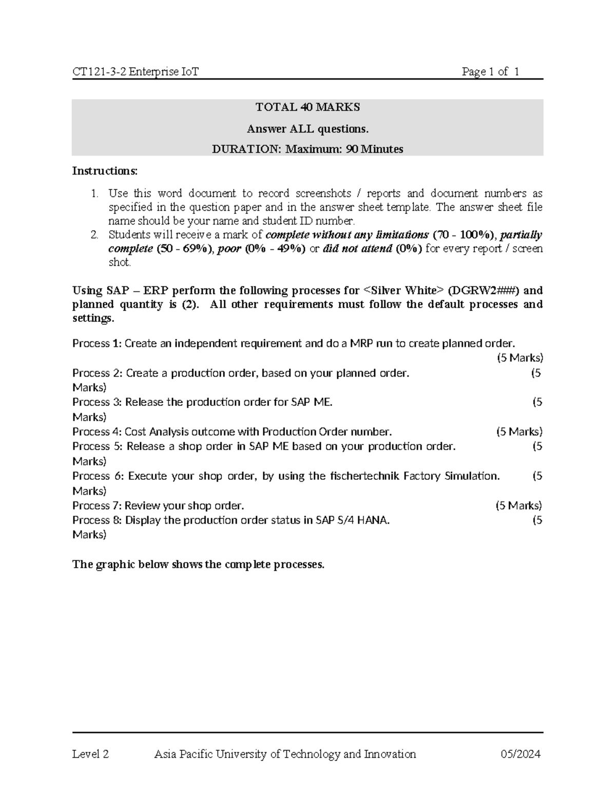 EIOT Practical Question Paper- May 2024 - CT121-3-2 Enterprise IoT Page ...