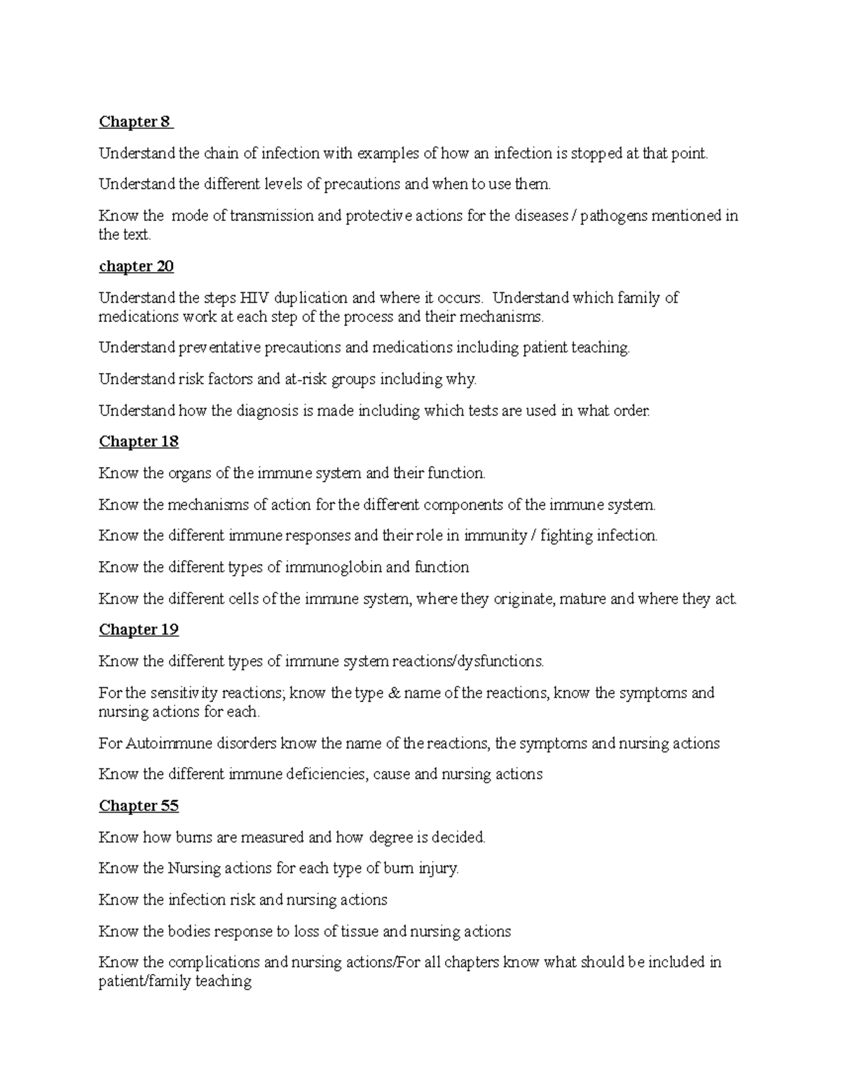 Chapter 8 Lecture notes 17 Chapter 8 Understand the chain of